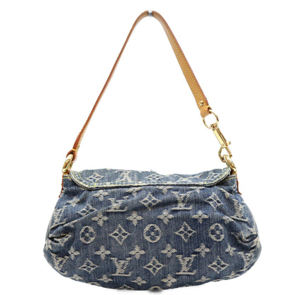 LOUIS VUITTON ルイヴィトン 06年 M95050 モノグラムデニム ミニプリーティ ショルダーバッグ ショルダーバッグ