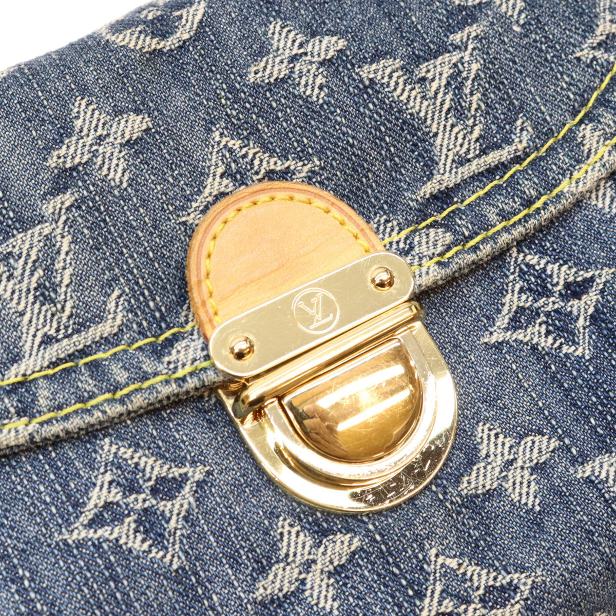 LOUIS VUITTON ルイヴィトン 06年 M95050 モノグラムデニム ミニプリーティ ショルダーバッグ ショルダーバッグ