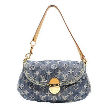 LOUIS VUITTON ルイヴィトン 06年 M95050 モノグラムデニム ミニプリーティ ショルダーバッグ ショルダーバッグ