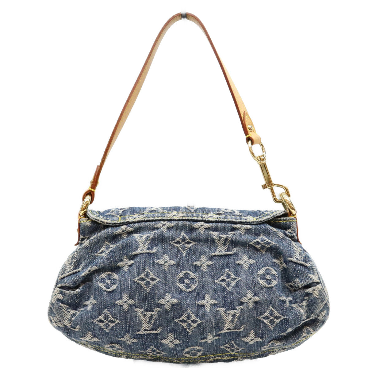 LOUIS VUITTON ルイヴィトン 06年 M95050 モノグラムデニム ミニプリーティ ショルダーバッグ ショルダーバッグ