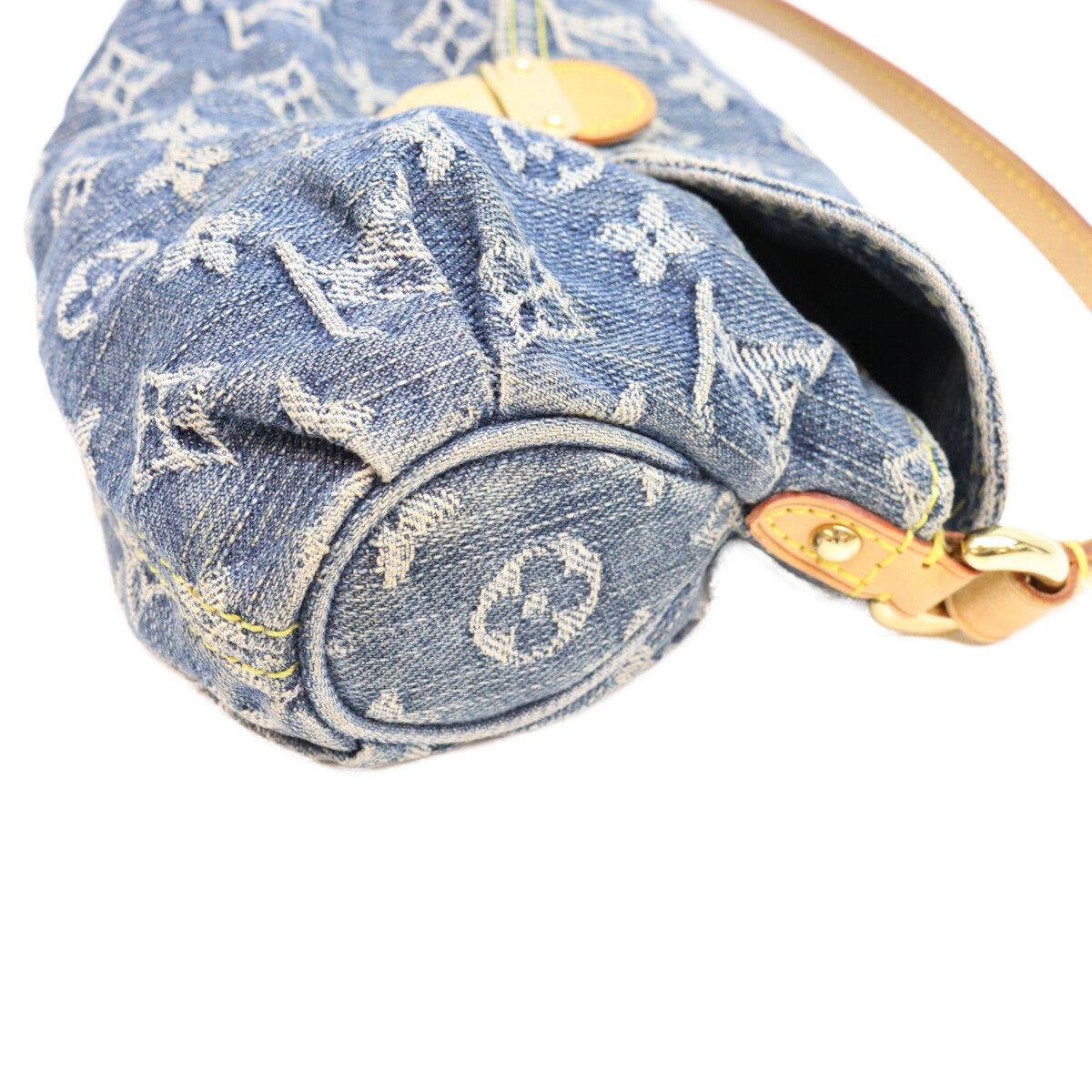 LOUIS VUITTON ルイヴィトン 06年 M95050 モノグラムデニム ミニプリーティ ショルダーバッグ ショルダーバッグ