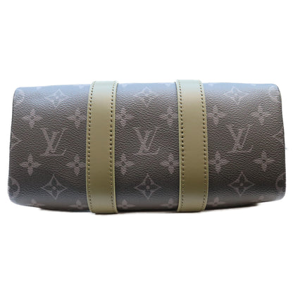 LOUIS VUITTON ルイヴィトン M28638 モノグラムエクリプス カーキグリーン キーポルバンドリエール25 ボストンバッグ ショルダーバッグ