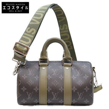 LOUIS VUITTON ルイヴィトン M28638 モノグラムエクリプス カーキグリーン キーポルバンドリエール25 ボストンバッグ ショルダーバッグ