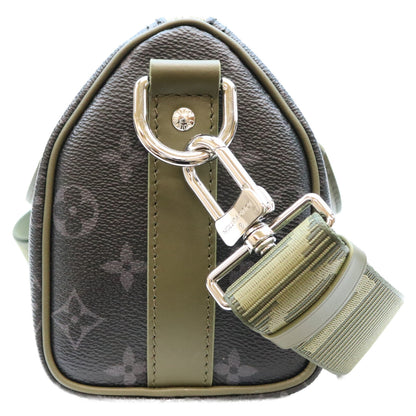 LOUIS VUITTON ルイヴィトン M28638 モノグラムエクリプス カーキグリーン キーポルバンドリエール25 ボストンバッグ ショルダーバッグ