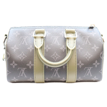 LOUIS VUITTON ルイヴィトン M28638 モノグラムエクリプス カーキグリーン キーポルバンドリエール25 ボストンバッグ ショルダーバッグ