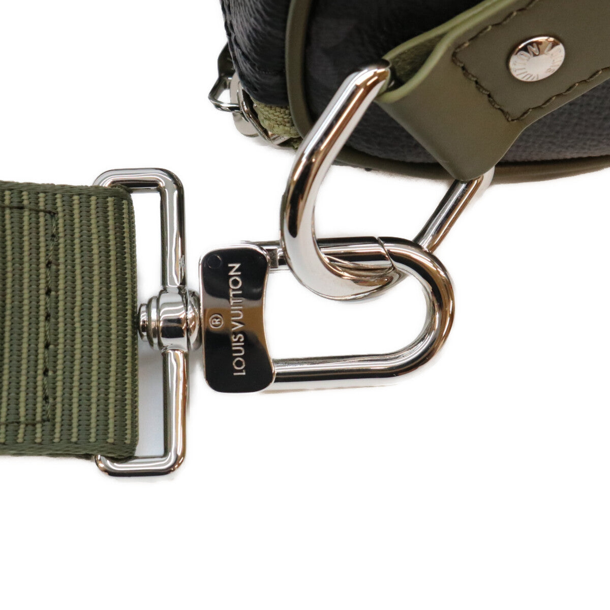 LOUIS VUITTON ルイヴィトン M28638 モノグラムエクリプス カーキグリーン キーポルバンドリエール25 ボストンバッグ ショルダーバッグ