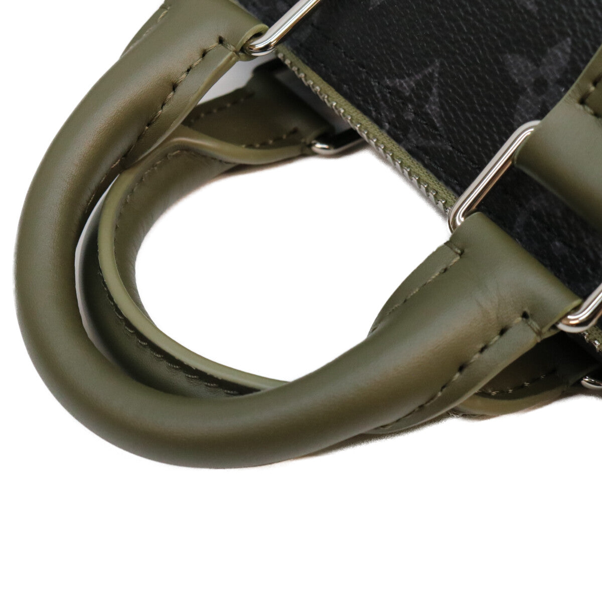 LOUIS VUITTON ルイヴィトン M28638 モノグラムエクリプス カーキグリーン キーポルバンドリエール25 ボストンバッグ ショルダーバッグ