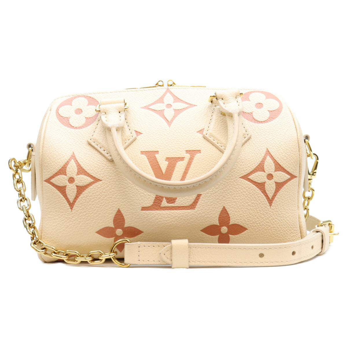 LOUIS VUITTON ルイヴィトン M46397 アンプラント クレーム ローズトリアノン スピーディバンドリエール20 ミニボストンバッグ ショルダーバッグ