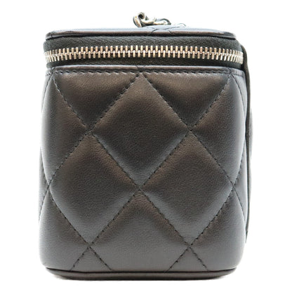 CHANEL シャネル AP3697 黒 黒×SV金具 ビッグココマーク バニティ ショルダーバッグ ショルダーバッグ