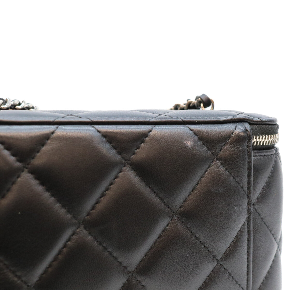 CHANEL シャネル AP3697 黒 黒×SV金具 ビッグココマーク バニティ ショルダーバッグ ショルダーバッグ