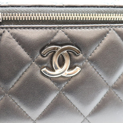 CHANEL シャネル AP3697 黒 黒×SV金具 ビッグココマーク バニティ ショルダーバッグ ショルダーバッグ
