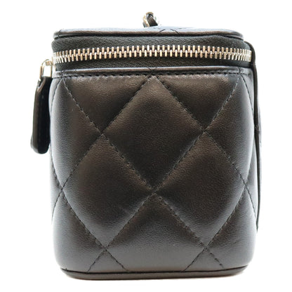 CHANEL シャネル AP3697 黒 黒×SV金具 ビッグココマーク バニティ ショルダーバッグ ショルダーバッグ