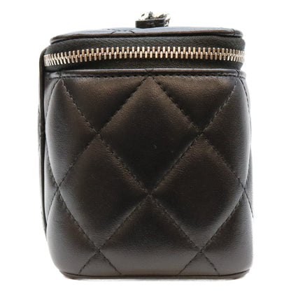 CHANEL シャネル AP3697 黒 黒×SV金具 ビッグココマーク バニティ ショルダーバッグ ショルダーバッグ