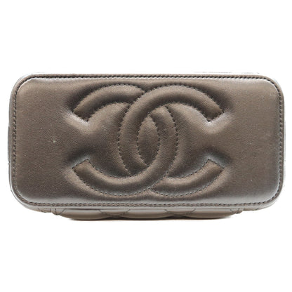 CHANEL シャネル AP3697 黒 黒×SV金具 ビッグココマーク バニティ ショルダーバッグ ショルダーバッグ