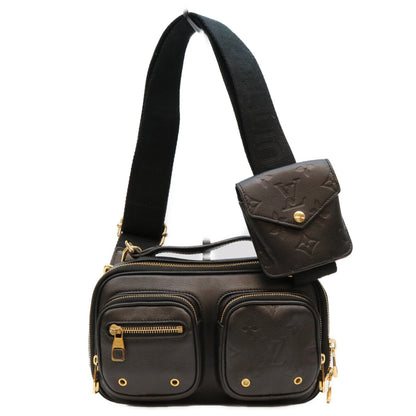 LOUIS VUITTON ルイヴィトン M80450 カーフ 黒 ユーティリティ クロスボディ ショルダーバッグ ショルダーバッグ