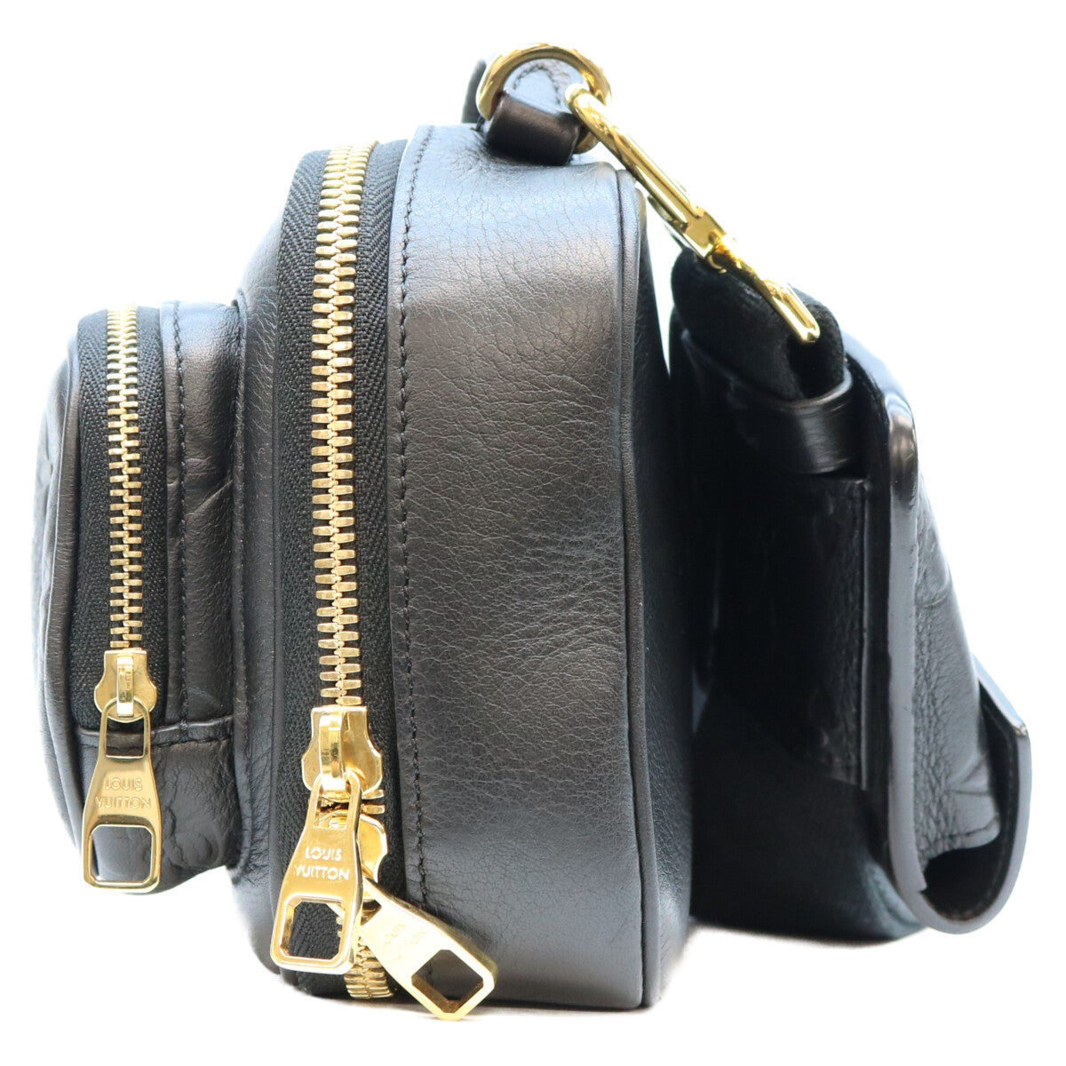 LOUIS VUITTON ルイヴィトン M80450 カーフ 黒 ユーティリティ クロスボディ ショルダーバッグ ショルダーバッグ