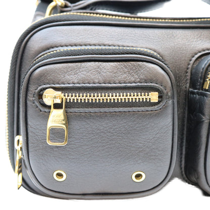 LOUIS VUITTON ルイヴィトン M80450 カーフ 黒 ユーティリティ クロスボディ ショルダーバッグ ショルダーバッグ