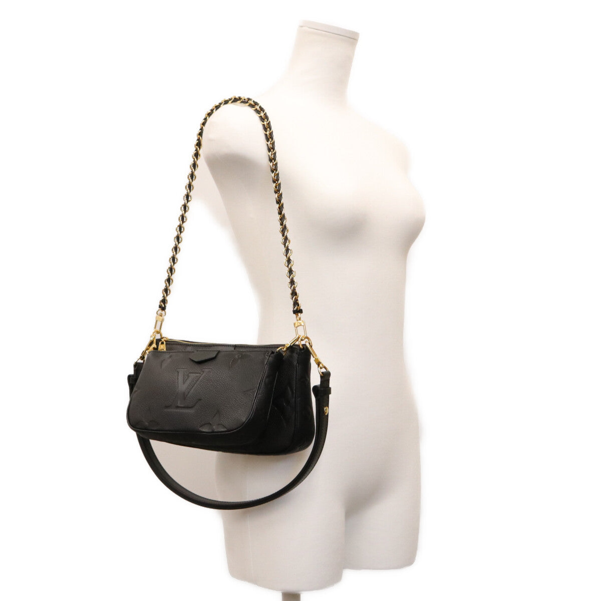 LOUIS VUITTON ルイヴィトン M80399 アンプラント 黒 ミュルティポシェットアクセソワール ショルダーバッグ ショルダーバッグ