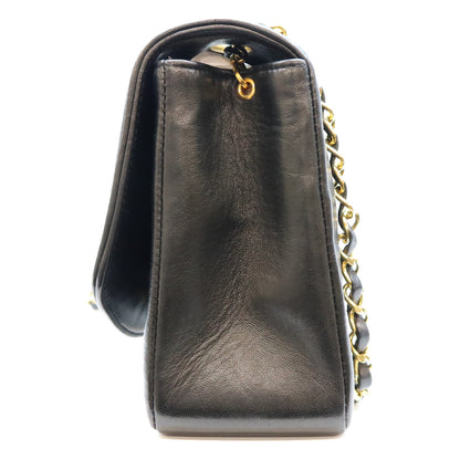CHANEL シャネル 1番 A01165 黒 ラム ゴールド金具 ダイアナ25 ショルダーバッグ ショルダーバッグ