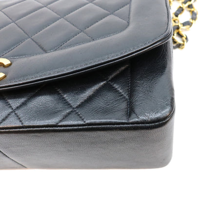 CHANEL シャネル 1番 A01165 黒 ラム ゴールド金具 ダイアナ25 ショルダーバッグ ショルダーバッグ