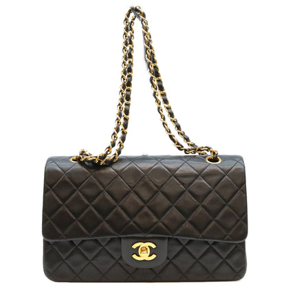 CHANEL シャネル 3番 A01112 黒ラム G金具 マトラッセ25 ショルダーバッグ ショルダーバッグ