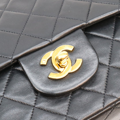 CHANEL シャネル 3番 A01112 黒ラム G金具 マトラッセ25 ショルダーバッグ ショルダーバッグ