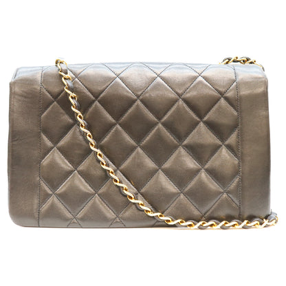 CHANEL シャネル 3番 A01165 黒 ラム ゴールド金具 ダイアナ25 ショルダーバッグ ショルダーバッグ