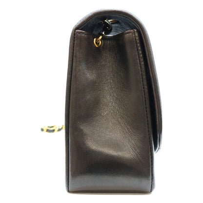 CHANEL シャネル 3番 A01165 黒 ラム ゴールド金具 ダイアナ25 ショルダーバッグ ショルダーバッグ