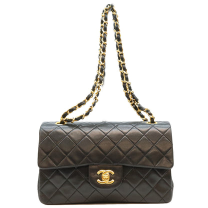 CHANEL シャネル 1番 A01113 黒ラム G金具 マトラッセ23 ショルダーバッグ ショルダーバッグ