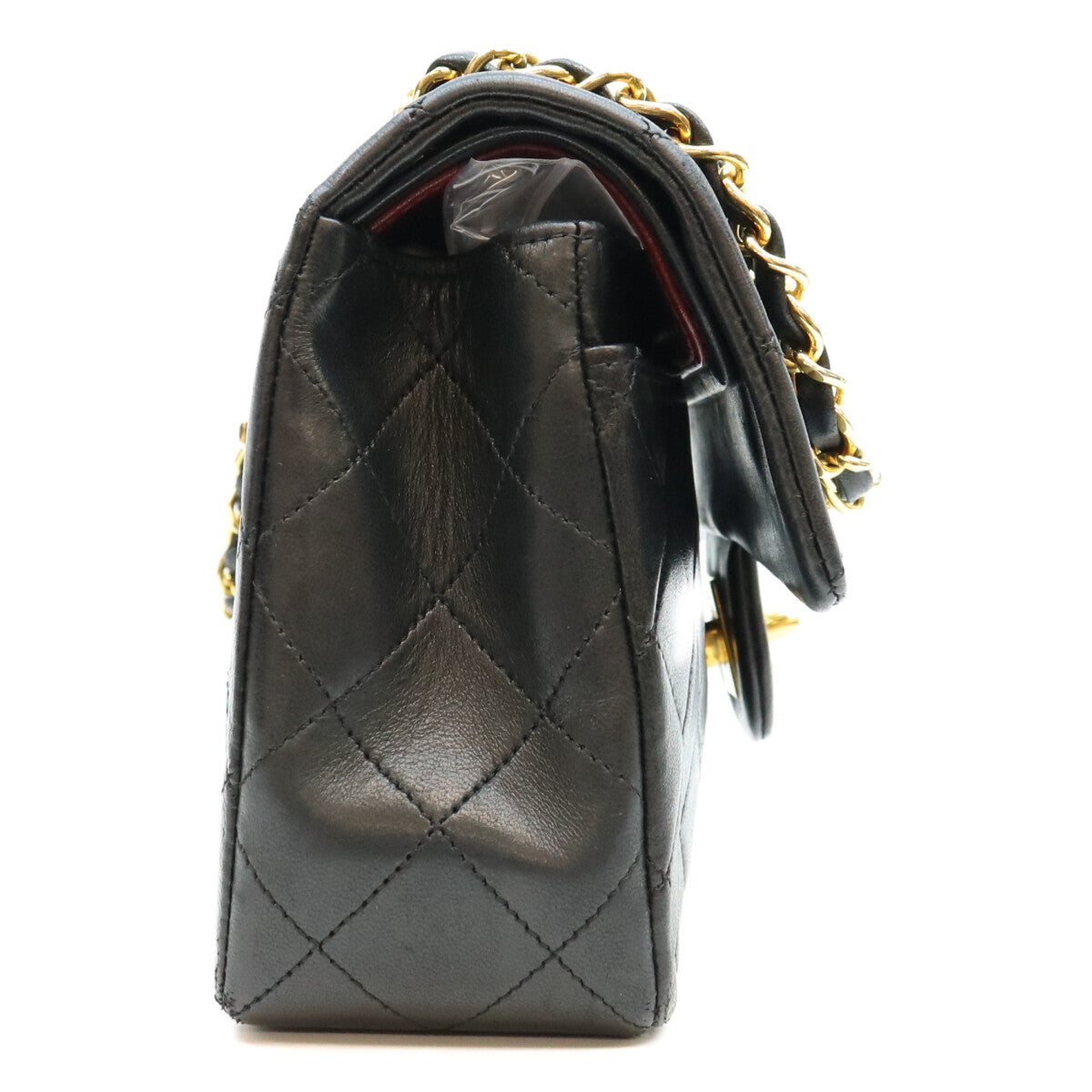 CHANEL シャネル 1番 A01113 黒ラム G金具 マトラッセ23 ショルダーバッグ ショルダーバッグ