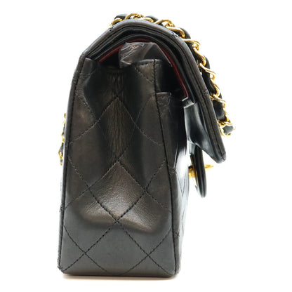 CHANEL シャネル 1番 A01113 黒ラム G金具 マトラッセ23 ショルダーバッグ ショルダーバッグ