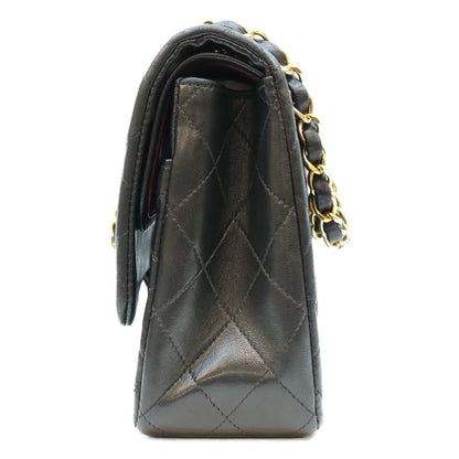 CHANEL シャネル 4番 A01112 黒ラム G金具 マトラッセ25 ショルダーバッグ ショルダーバッグ