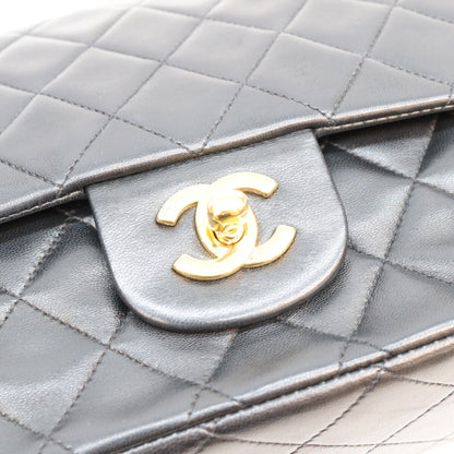 CHANEL シャネル 4番 A01112 黒ラム G金具 マトラッセ25 ショルダーバッグ ショルダーバッグ
