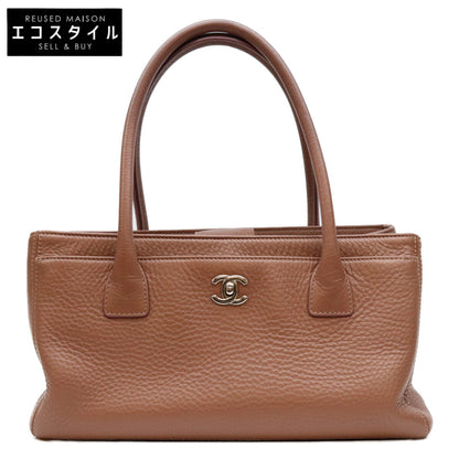 CHANEL シャネル 18番 A67282 ブラウン SV金具 カーフ エグゼクティブトートバッグ トートバッグ