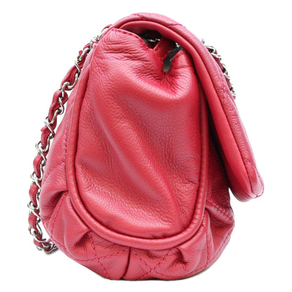 CHANEL シャネル A90694 赤 SV金具 CCカービー カーフスキン マトラッセ フラップバッグ ショルダーバック ショルダーバッグ
