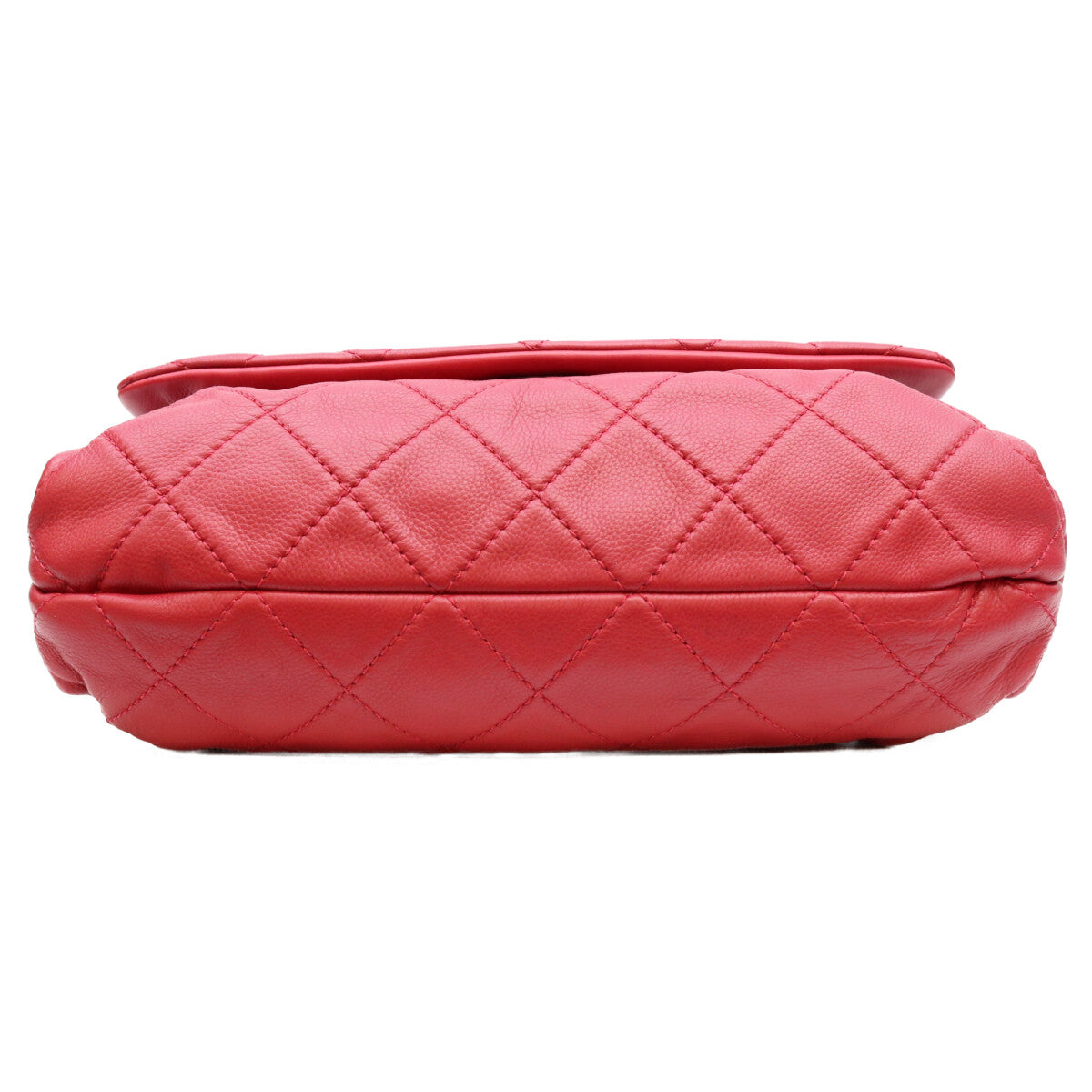 CHANEL シャネル A90694 赤 SV金具 CCカービー カーフスキン マトラッセ フラップバッグ ショルダーバック ショルダーバッグ