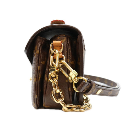 LOUIS VUITTON ルイヴィトン M46279 モノグラム ポシェットメティスEW ショルダーバッグ ショルダーバッグ