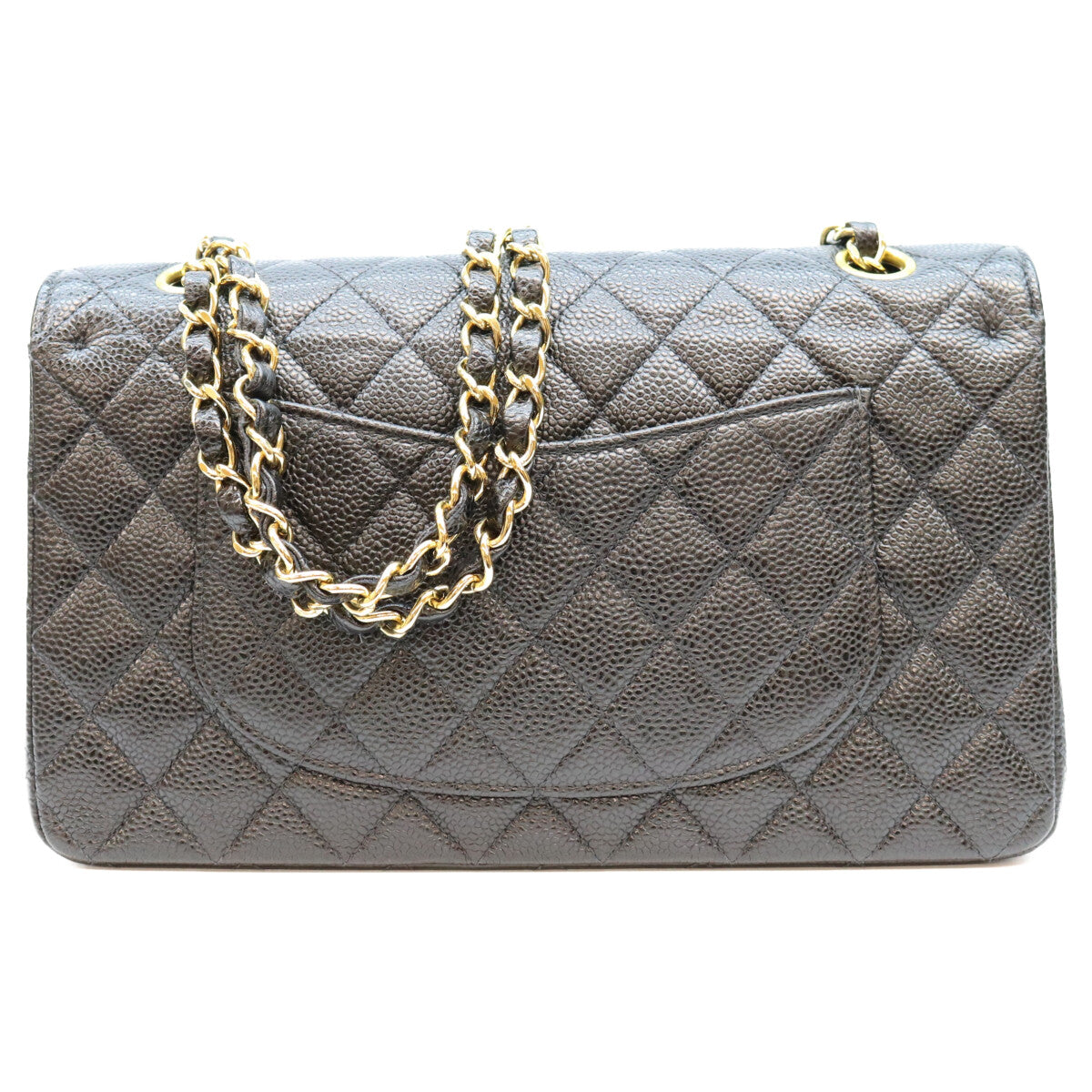 CHANEL シャネル 6番 A01112 黒 キャビア GP金具 内黒 マトラッセ25 ショルダーバッグ ショルダーバッグ
