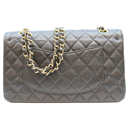 CHANEL シャネル 6番 A01112 黒 キャビア GP金具 内黒 マトラッセ25 ショルダーバッグ ショルダーバッグ