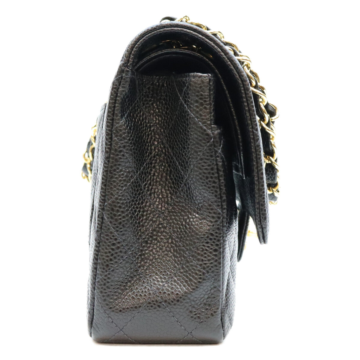 CHANEL シャネル 6番 A01112 黒 キャビア GP金具 内黒 マトラッセ25 ショルダーバッグ ショルダーバッグ