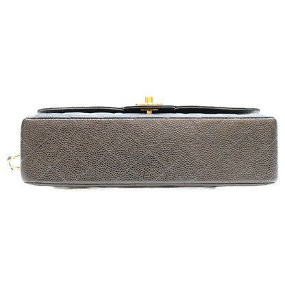 CHANEL シャネル 6番 A01112 黒 キャビア GP金具 内黒 マトラッセ25 ショルダーバッグ ショルダーバッグ