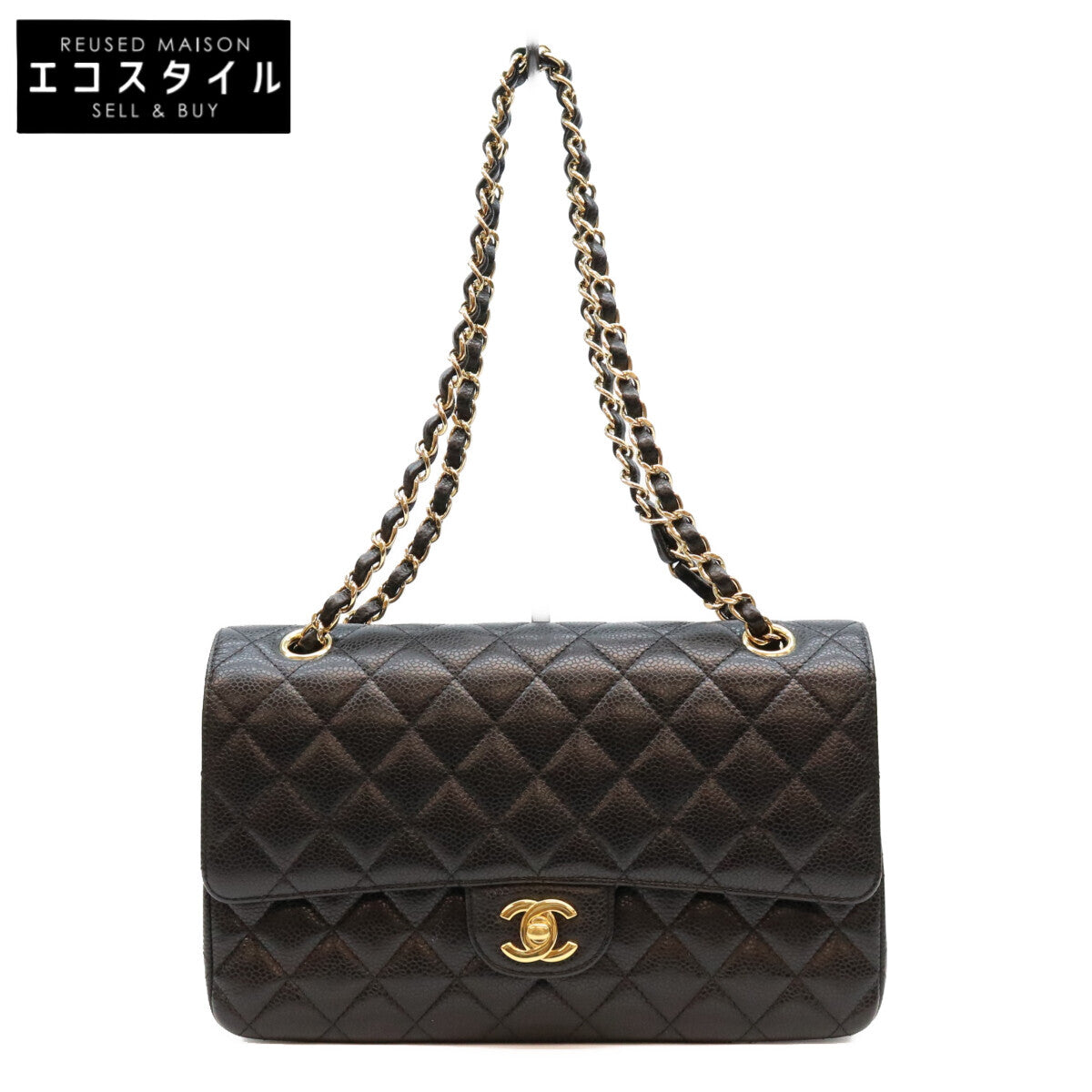 CHANEL シャネル 30番 A01112 黒 キャビア G金具 マトラッセ25 ショルダーバッグ ショルダーバッグ