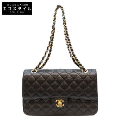 CHANEL シャネル 30番 A01112 黒 キャビア G金具 マトラッセ25 ショルダーバッグ ショルダーバッグ