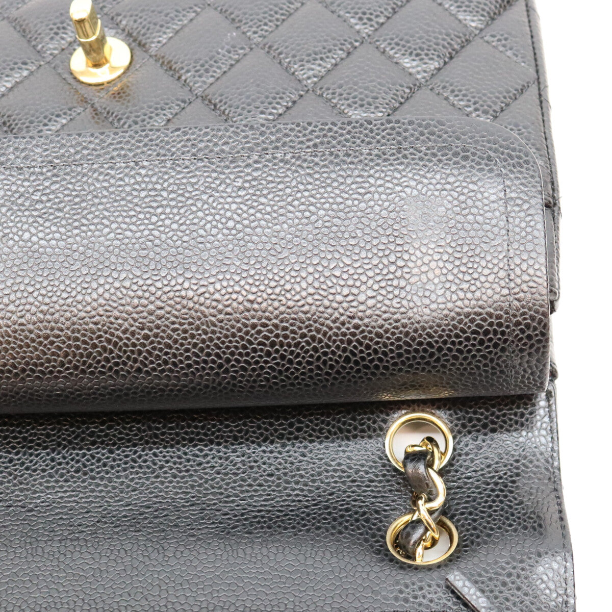 CHANEL シャネル 30番 A01112 黒 キャビア G金具 マトラッセ25 ショルダーバッグ ショルダーバッグ