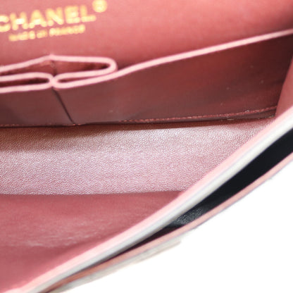 CHANEL シャネル 18番 A01112 黒 ラム G金具 マトラッセ25 ショルダーバッグ ショルダーバッグ