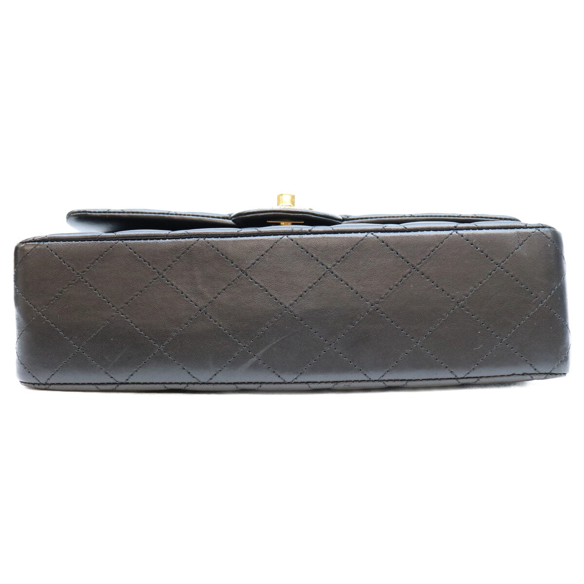 CHANEL シャネル 18番 A01112 黒 ラム G金具 マトラッセ25 ショルダーバッグ ショルダーバッグ
