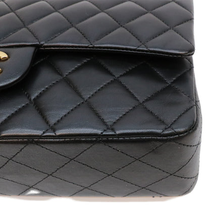 CHANEL シャネル 18番 A01112 黒 ラム G金具 マトラッセ25 ショルダーバッグ ショルダーバッグ