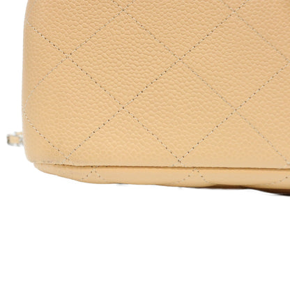 CHANEL シャネル 28番 A28600 ベージュ キャビア シングルフラップ SV金具 デカマトラッセ30 ショルダーバッグ ショルダーバッグ