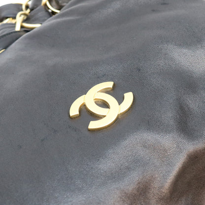 CHANEL シャネル 7番 黒 ラム G金具 オルセン スモール ホーボーバッグ ショルダーバッグ ショルダーバッグ