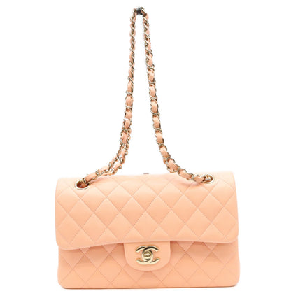 CHANEL シャネル AO1113 サーモンピンク ラム G金具 マトラッセ23 ショルダーバッグ ショルダーバッグ